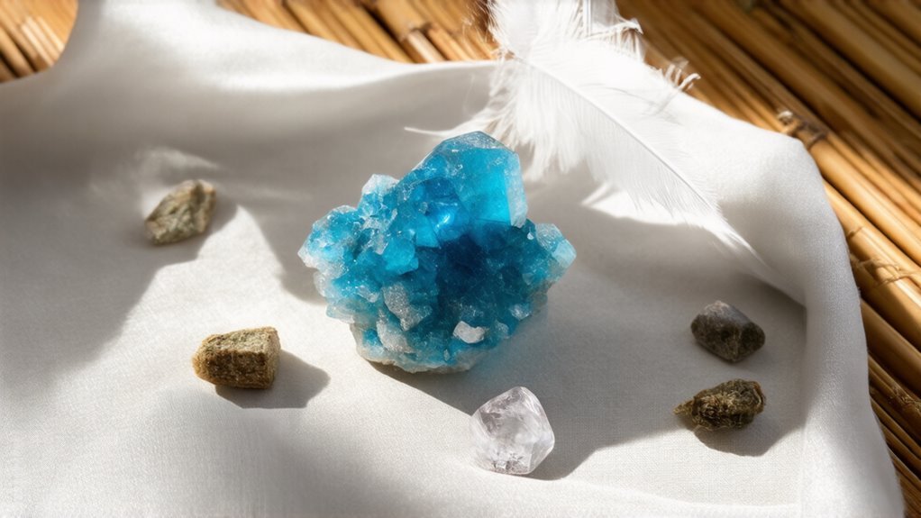 manifestation with blue apatite