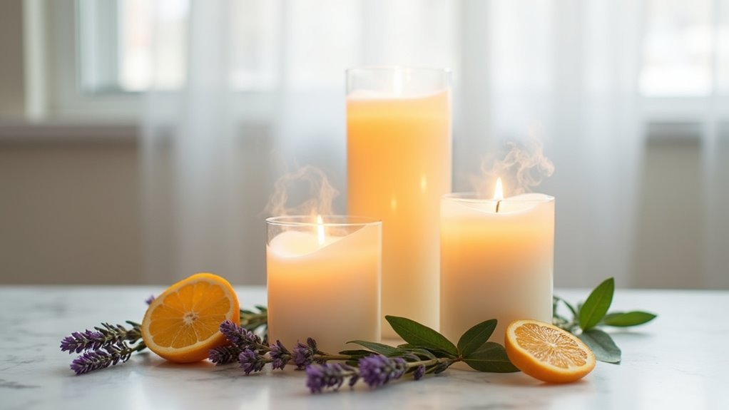 scented candles enhance ambiance