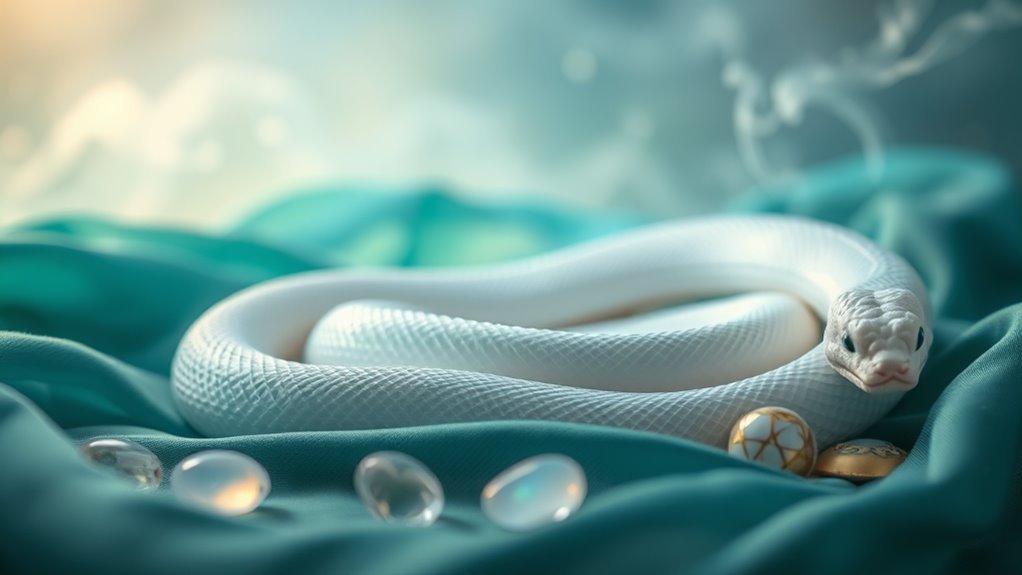 mystical white snake symbolism